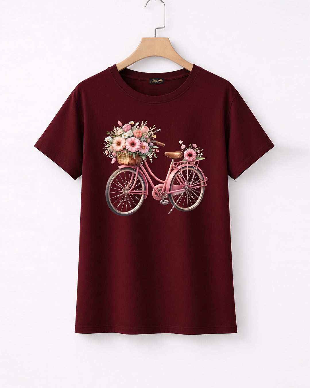 Bicycle - تيشيرت قطن نص كم