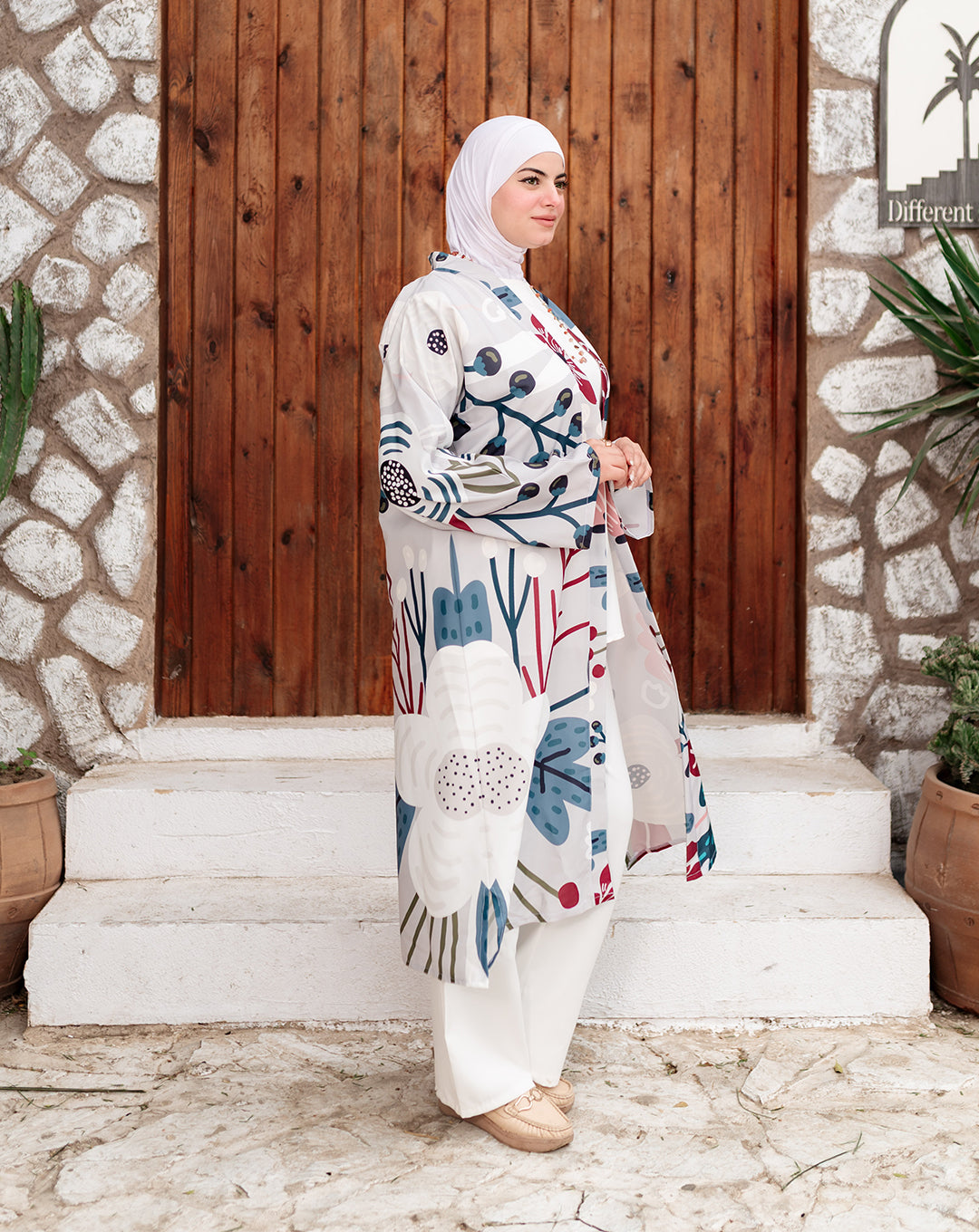 كارديجان طويل أنيق بقصّة انسيابية