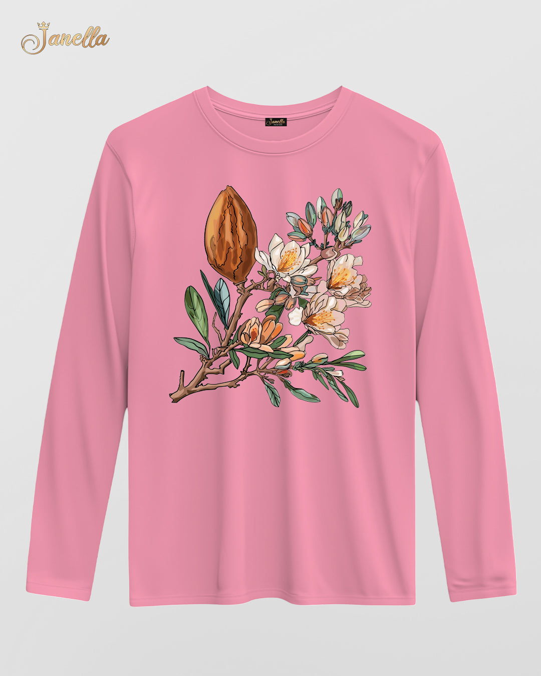 Flowers - تيشيرت قطن كم