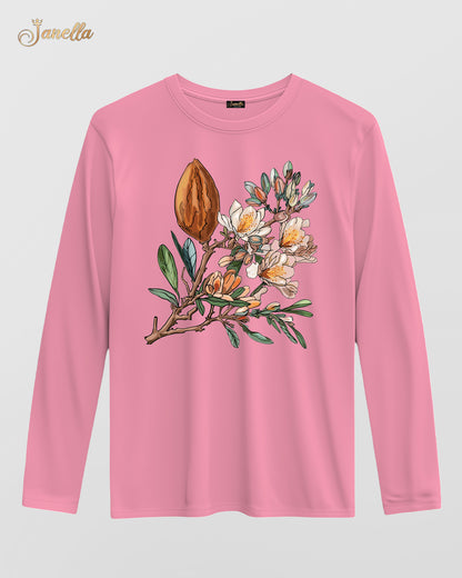 Flowers - تيشيرت قطن كم
