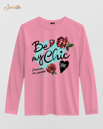 Be My Chic - تيشيرت قطن كم