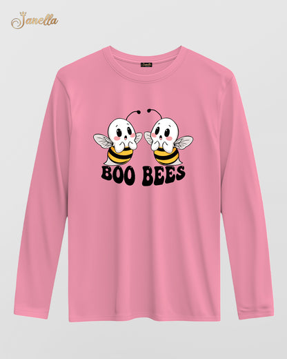 Bees - تيشيرت قطن كم