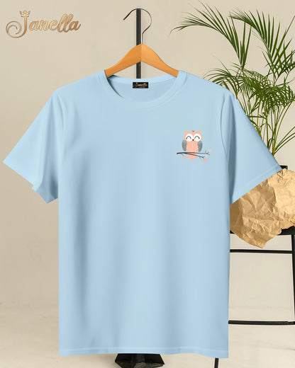 MINI OWL - تيشيرت قطن اللوان متعددة