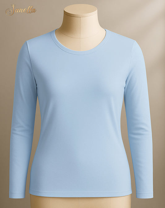 بدي قطن - لون بيبي بلو