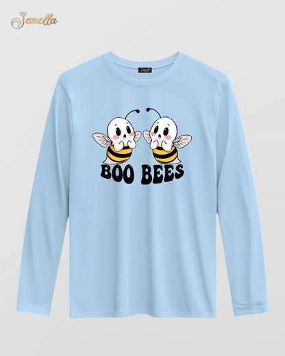 Bees - تيشيرت قطن كم