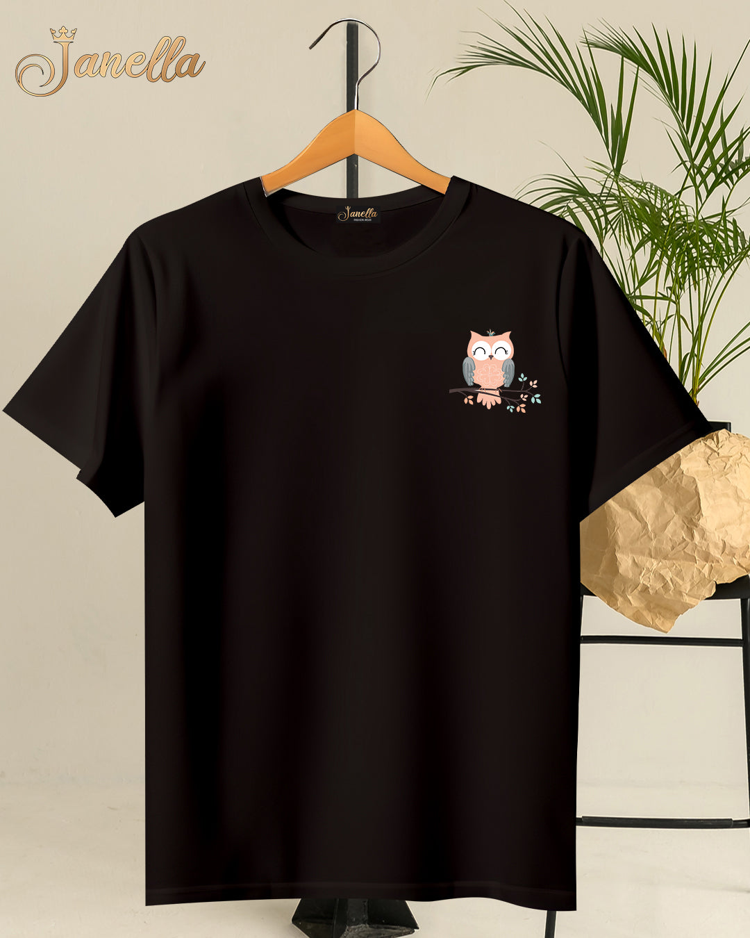 MINI OWL - تيشيرت قطن اللوان متعددة