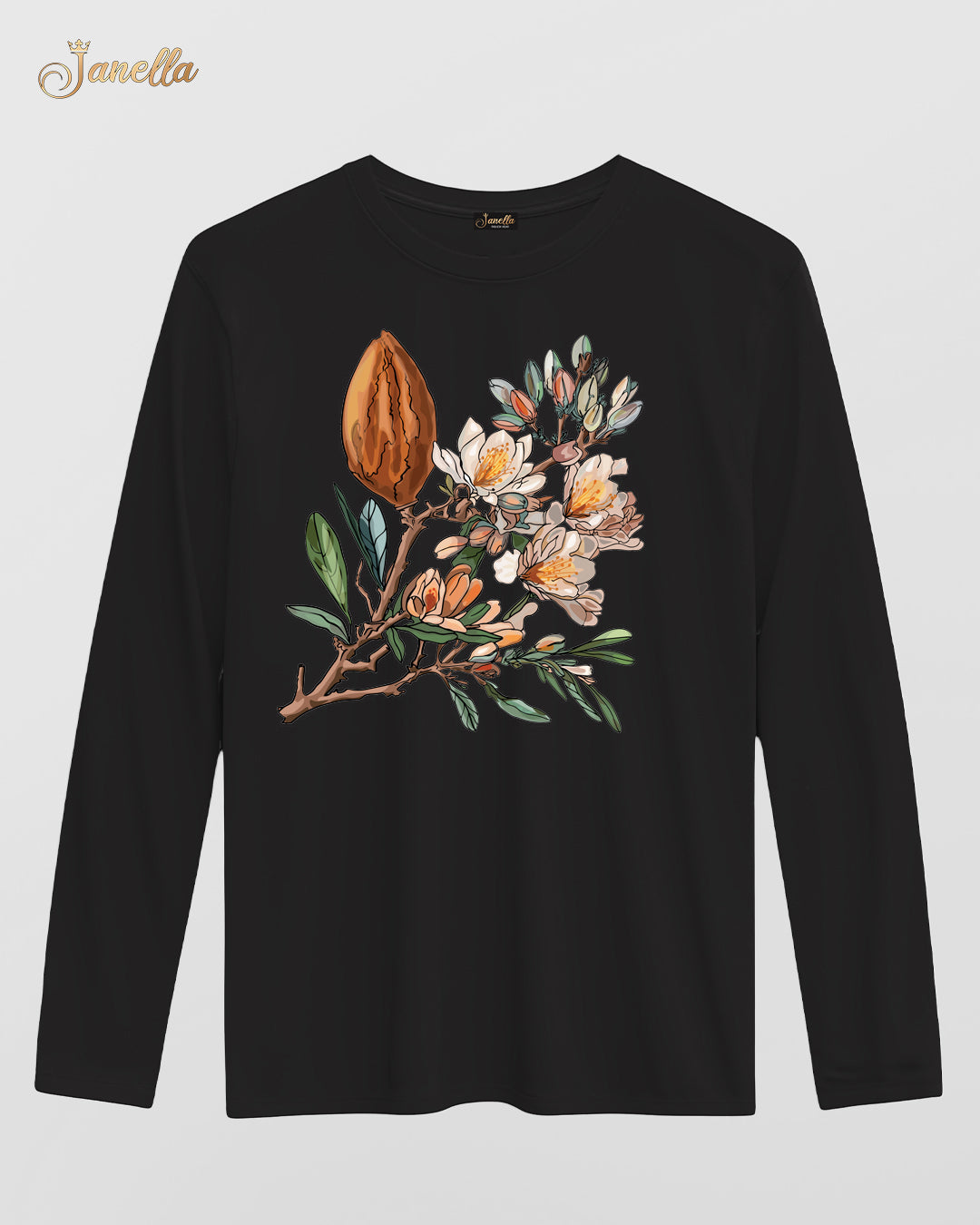 Flowers - تيشيرت قطن كم