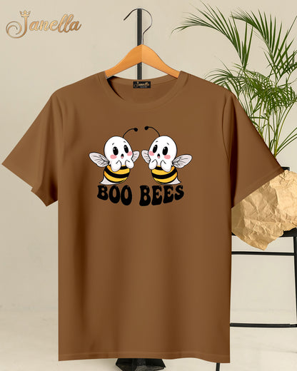 Bees - تيشيرت قطن اللوان متعددة