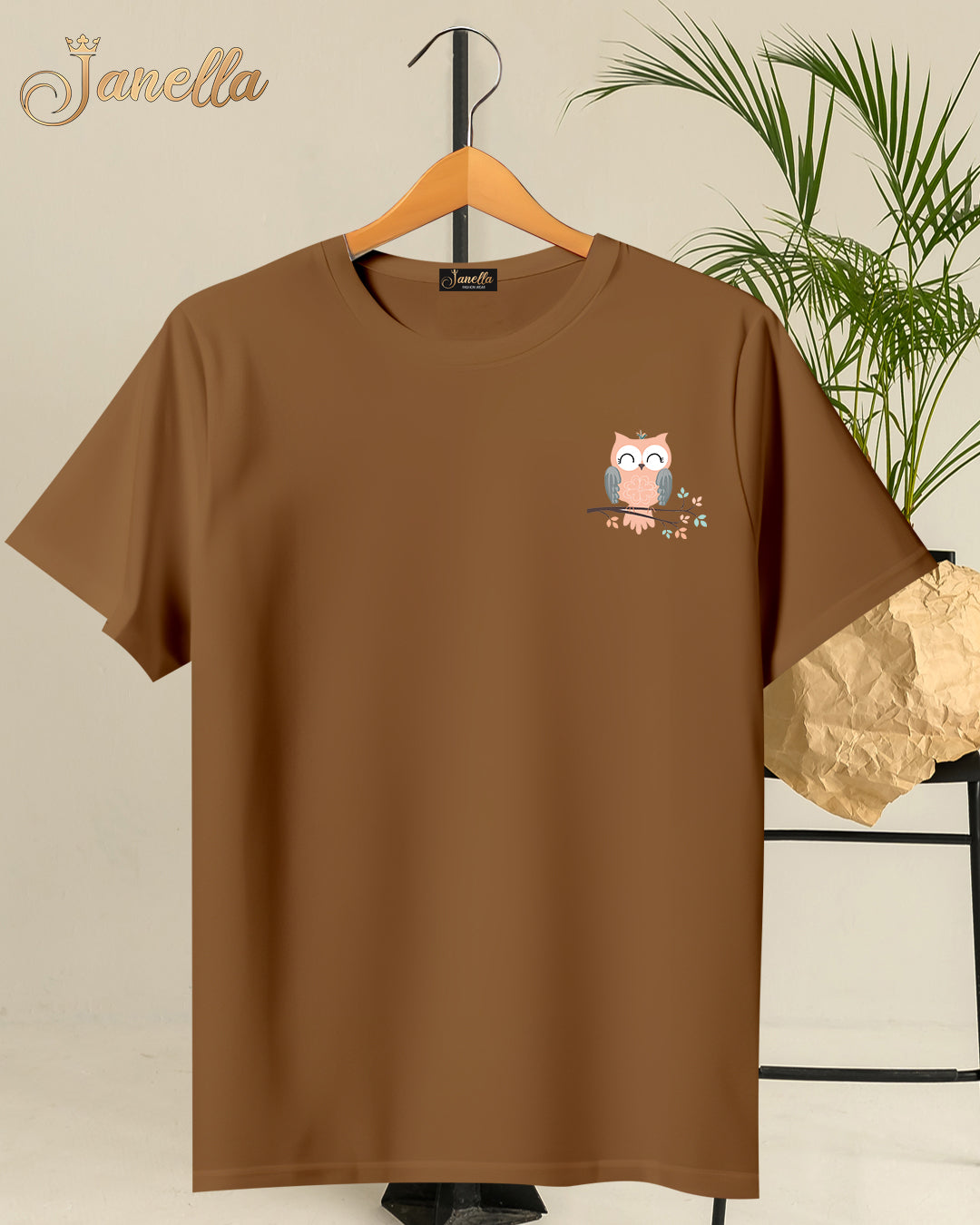 MINI OWL - تيشيرت قطن اللوان متعددة