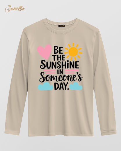 Sunshine - تيشيرت قطن كم