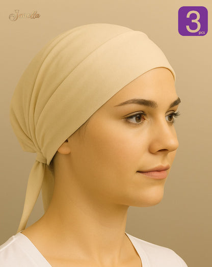 بندانا بونية قطن بامبو - 3 قطع