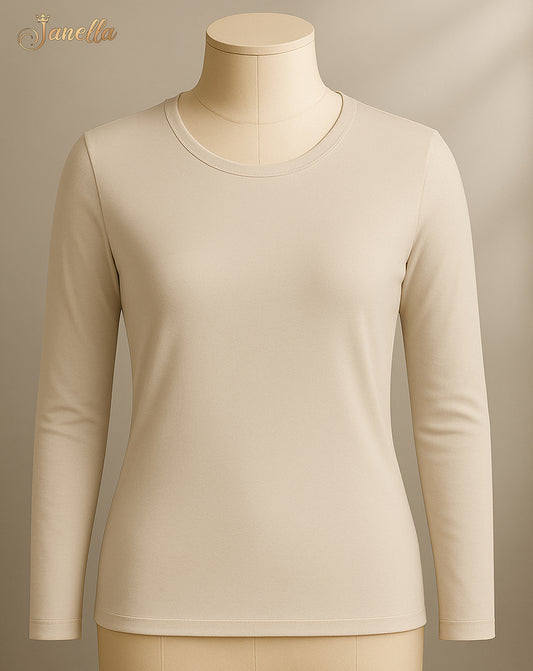 بدي قطن - لون بيج