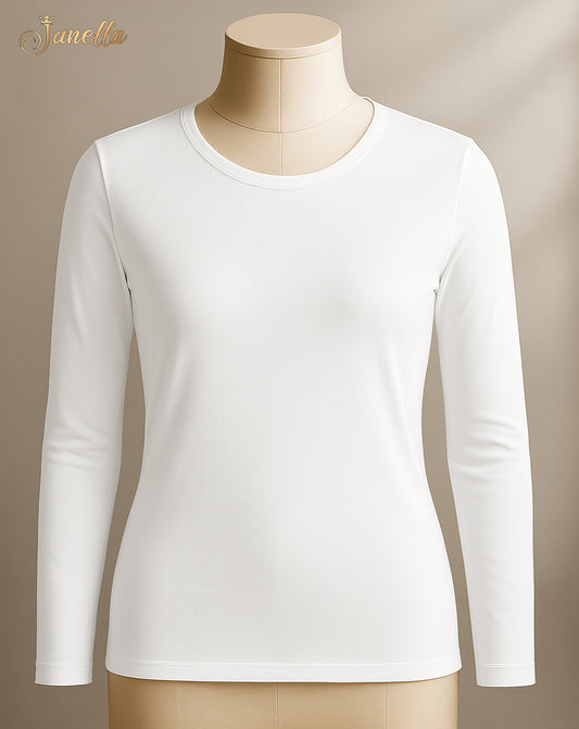 بدي قطن - لون ابيض