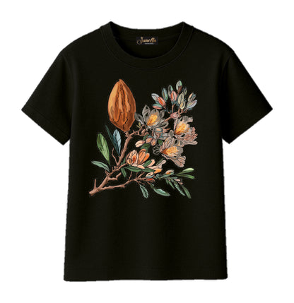 Flowers - تيشيرت قطن اللوان متعددة